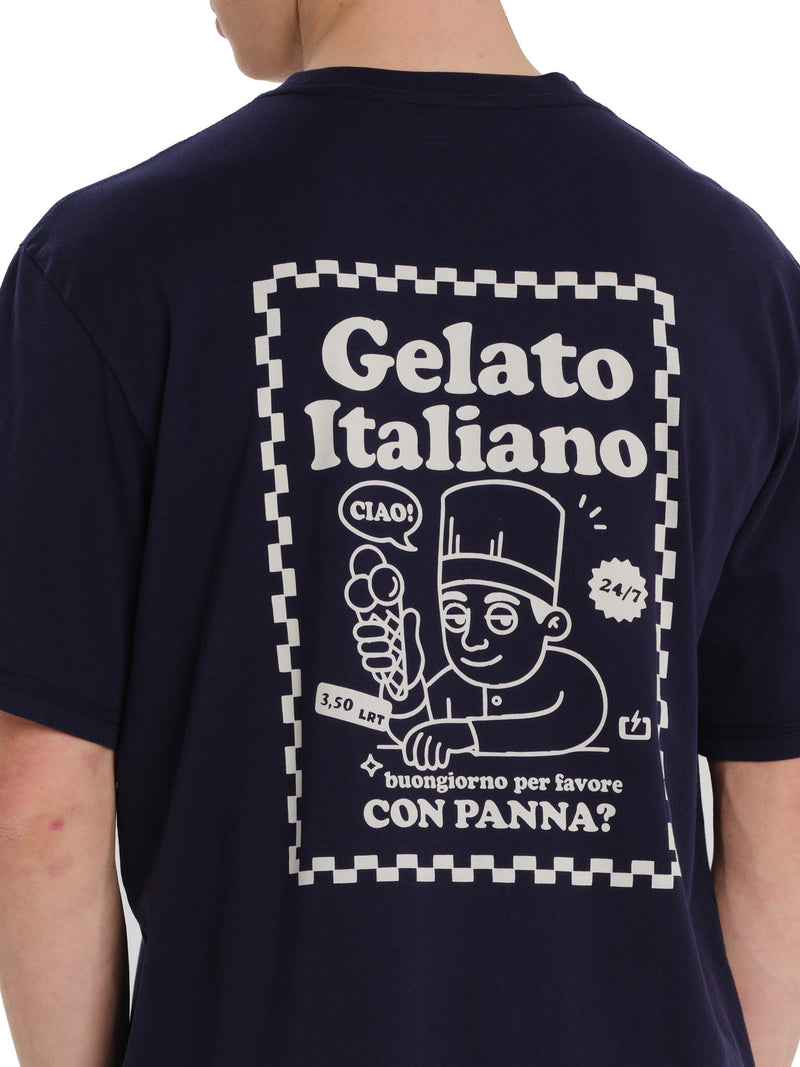 Load image into Gallery viewer, Emerson Men's "Gelato Italiano" Short Sleeve T-shirt Purple Blue 261.EM33.36-Purple-Blue

