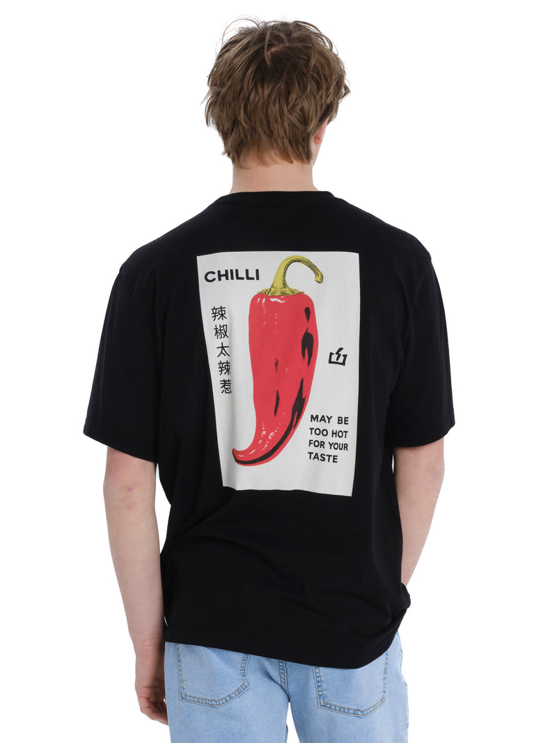 Load image into Gallery viewer, Emerson Men's "Chili" Short Sleeve T-shirt Black 261.EM33.38-Black
