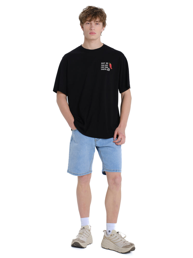 Load image into Gallery viewer, Emerson Men's "Chili" Short Sleeve T-shirt Black 261.EM33.38-Black
