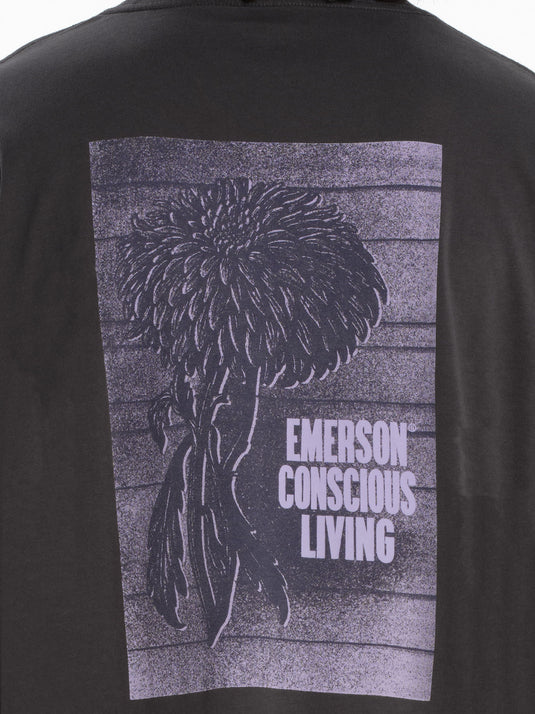 Emerson Men's "Conscious Living" Short Sleeve T-shirt Charcoal 261.EM33.55-Charcoal
