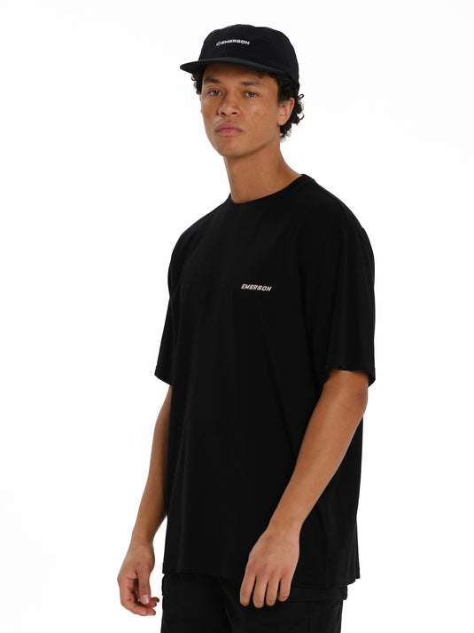 Emerson Men's "Samurai" Short Sleeve T-shirt Black 261.EM33.61-Black