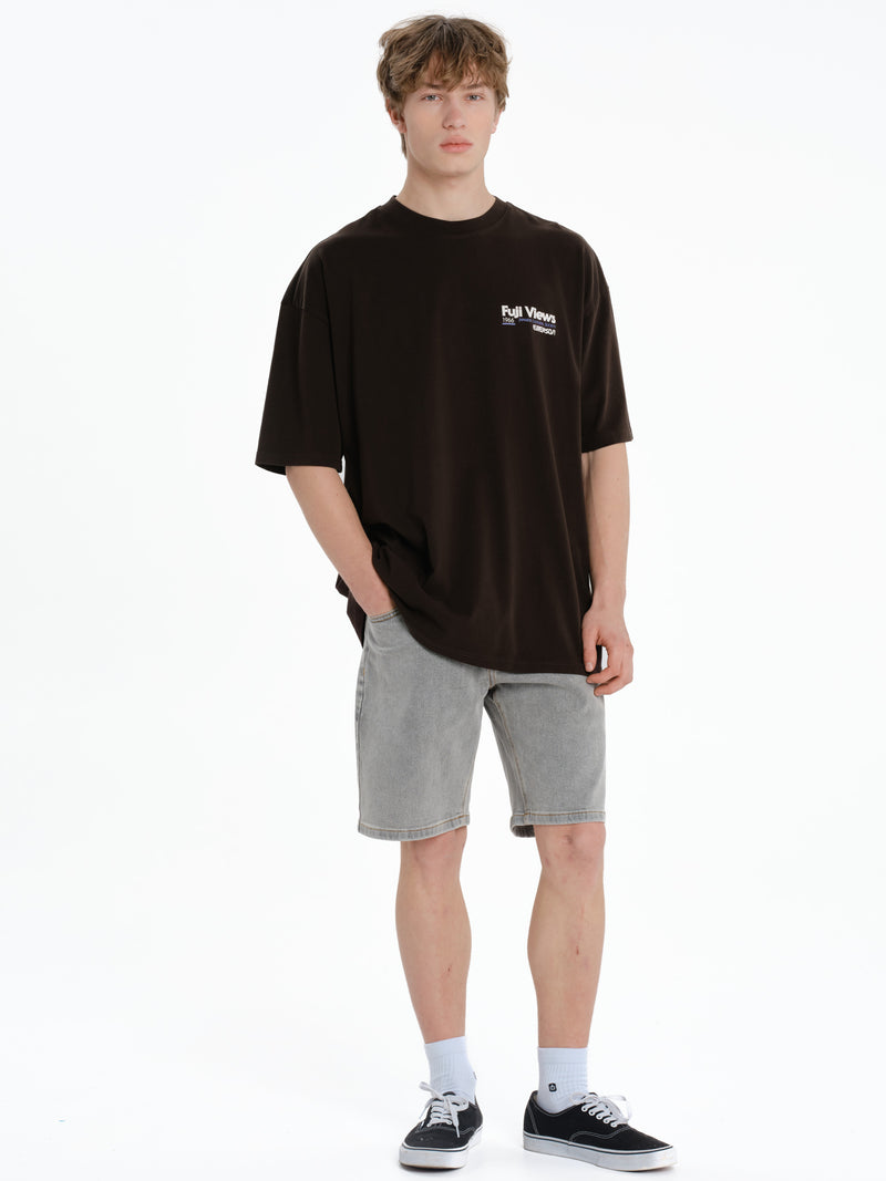 Load image into Gallery viewer, Emerson Men's "Fuji Views" Short Sleeve T-shirt Coffee Brown 261.EM33.65-Coffee-Brown
