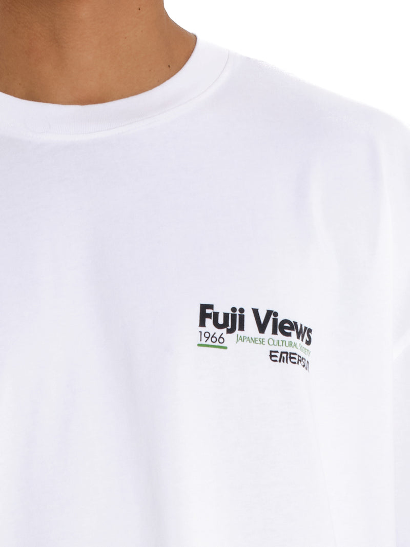 Load image into Gallery viewer, Emerson Men's "Fuji Views" Short Sleeve T-shirt White 261.EM33.65-White
