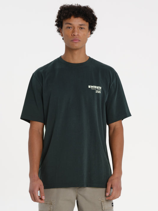 Emerson Men's "Tokyo Japan" Short Sleeve T-shirt Forest Teal 261.EM33.66-Forest-Teal