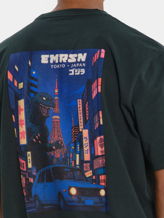 Emerson Men's "Tokyo Japan" Short Sleeve T-shirt Forest Teal 261.EM33.66-Forest-Teal