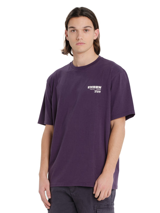 Emerson Men's "Tokyo Japan" Short Sleeve T-shirt Grape Purple 261.EM33.66-Grape-Purple