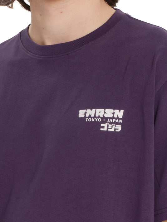 Emerson Men's "Tokyo Japan" Short Sleeve T-shirt Grape Purple 261.EM33.66-Grape-Purple