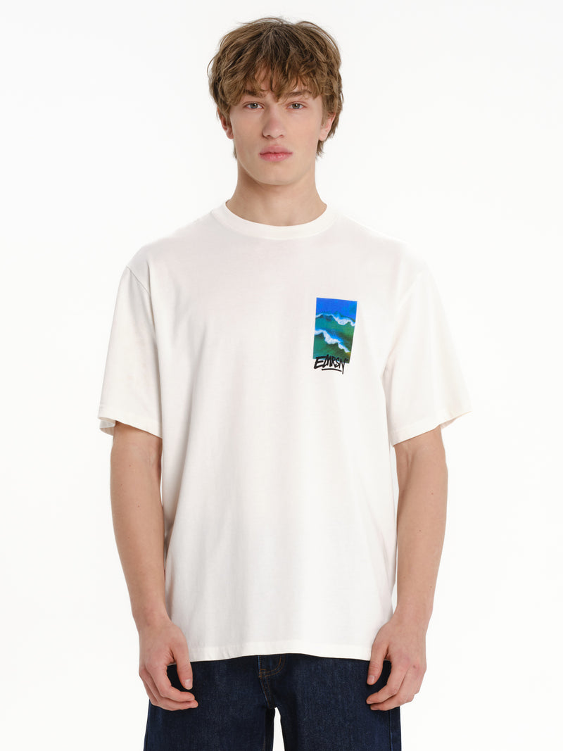Load image into Gallery viewer, Emerson Men's EMRSN Short Sleeve T-shirt Off White 261.EM33.89-Off-White
