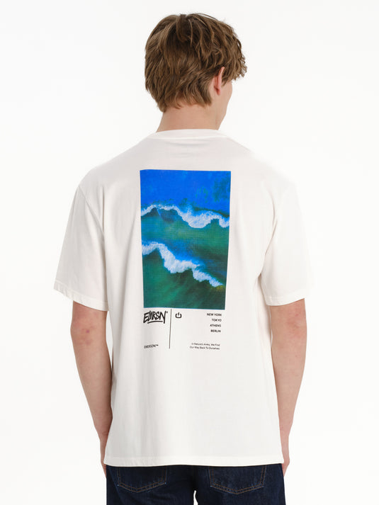 Emerson Men's EMRSN Short Sleeve T-shirt Off White 261.EM33.89-Off-White