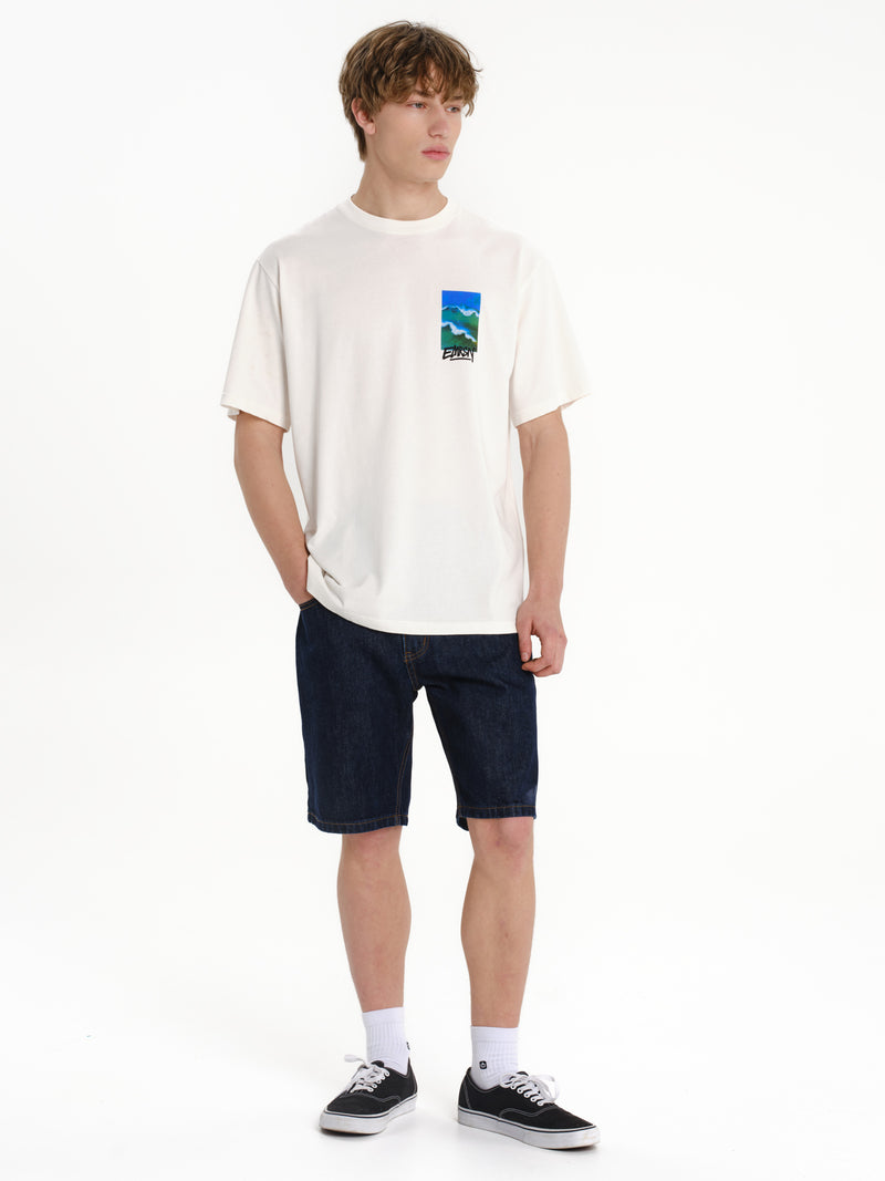 Load image into Gallery viewer, Emerson Men's EMRSN Short Sleeve T-shirt Off White 261.EM33.89-Off-White
