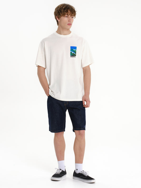 Emerson Men's EMRSN Short Sleeve T-shirt Off White 261.EM33.89-Off-White