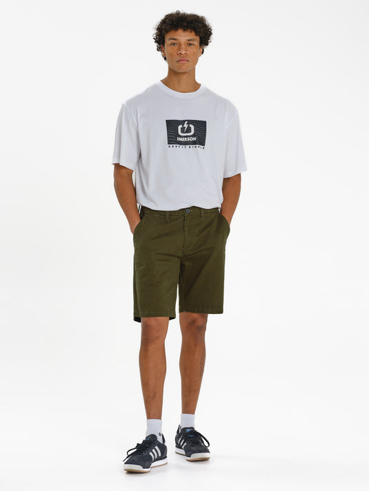 Emerson Men's Chino Shorts Olive Green 261.EM46.91-Green