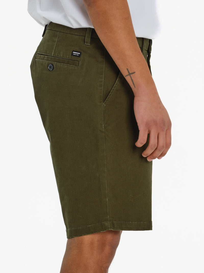 Load image into Gallery viewer, Emerson Men's Chino Shorts Olive Green 261.EM46.91-Green
