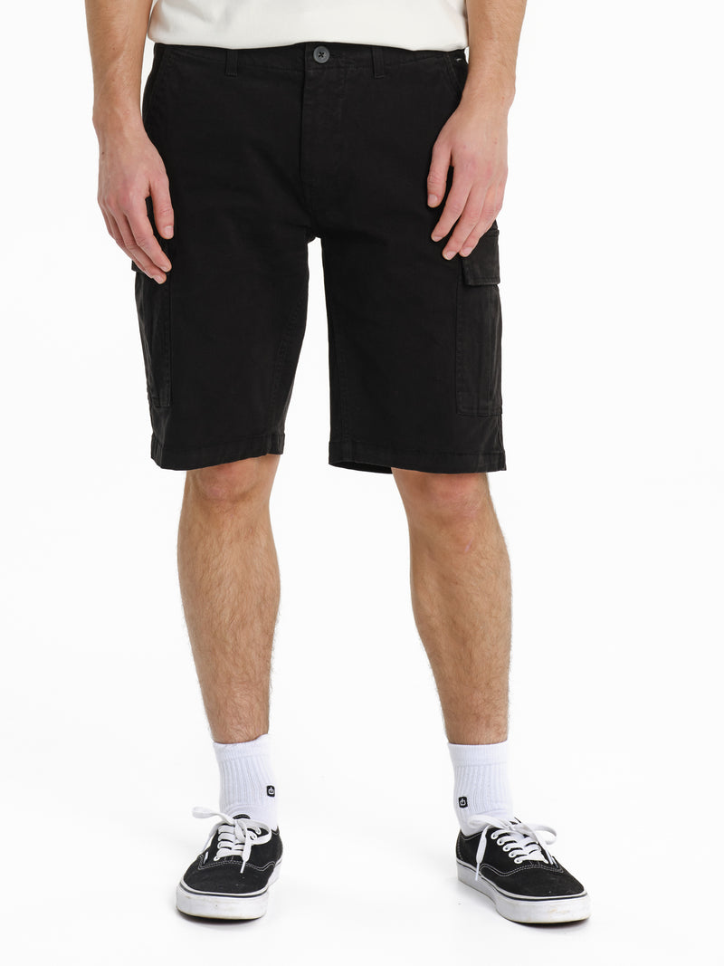 Load image into Gallery viewer, Emerson Men's Cargo Shorts Black 261.EM47.295-Black
