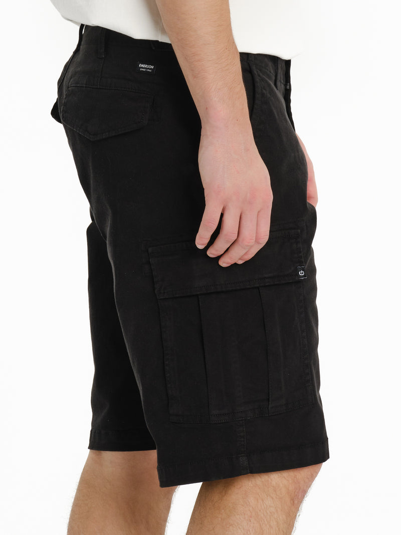 Load image into Gallery viewer, Emerson Men's Cargo Shorts Black 261.EM47.295-Black
