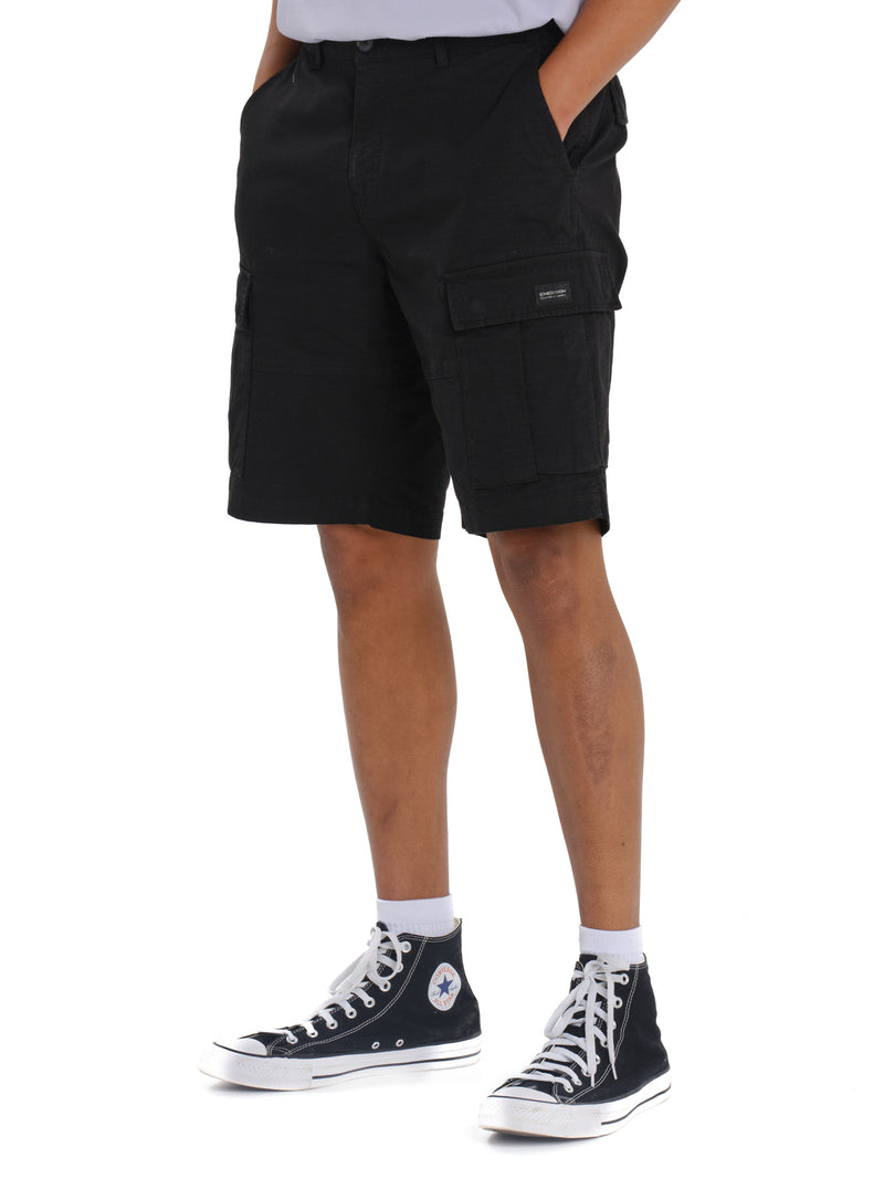 Load image into Gallery viewer, Emerson Men's Ripstop Cargo Shorts Black 261.EM47.34-Black
