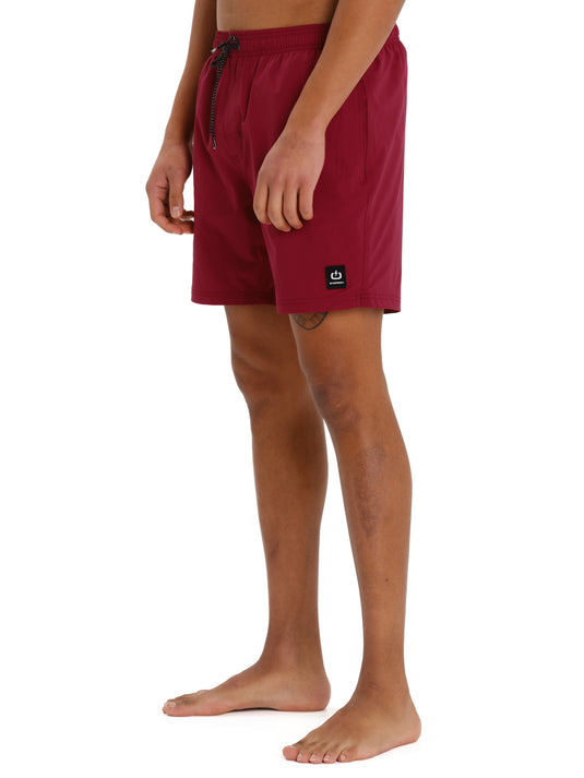 Emerson Men's Elastic Volleyball Swimsuit 43 cm Berry 261.EM508.36-Berry