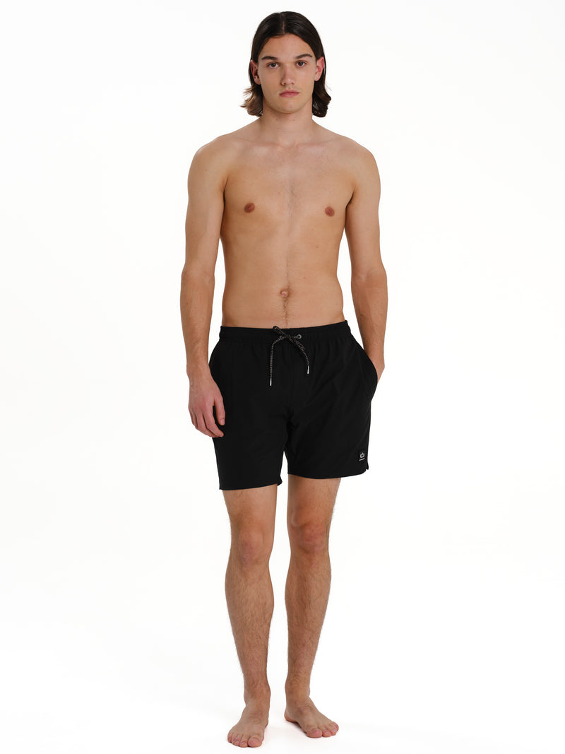 Load image into Gallery viewer, Emerson Men's Elastic Volleyball Swimsuit 43 cm Black 261.EM508.36-Black
