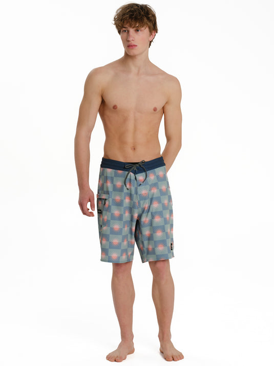 Emerson Men's Printed Boardshorts 51 cm Misty Green 261.EM524.13-Pr554-Misty-Green