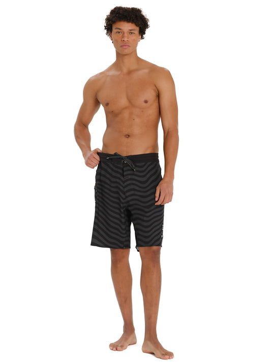 Emerson Men's Printed Boardshorts 51 cm Black 261.EM524.13-Pr555-Black