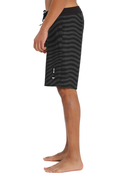 Emerson Men's Printed Boardshorts 51 cm Black 261.EM524.13-Pr555-Black