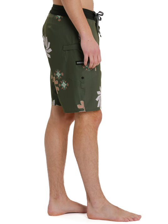 Emerson Men's Printed Boardshorts 51 cm Olive 261.EM524.13-Pr565-Olive
