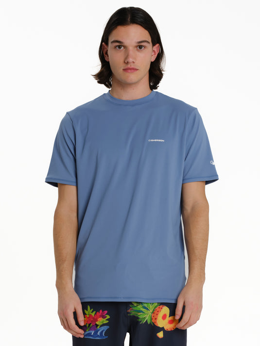 Emerson Unisex Short Sleeve Rashquard T-shirt Siel 261.EM56.01-Siel