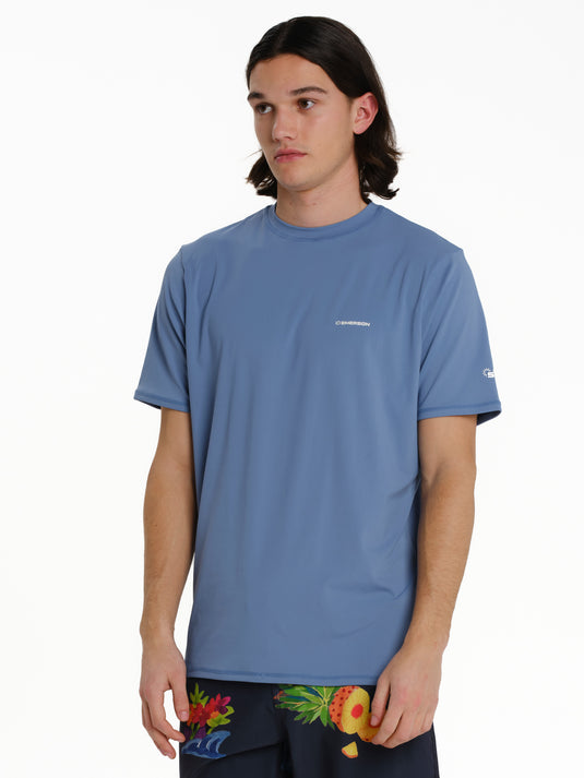 Emerson Unisex Short Sleeve Rashquard T-shirt Siel 261.EM56.01-Siel