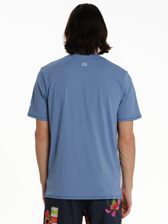 Emerson Unisex Short Sleeve Rashquard T-shirt Siel 261.EM56.01-Siel