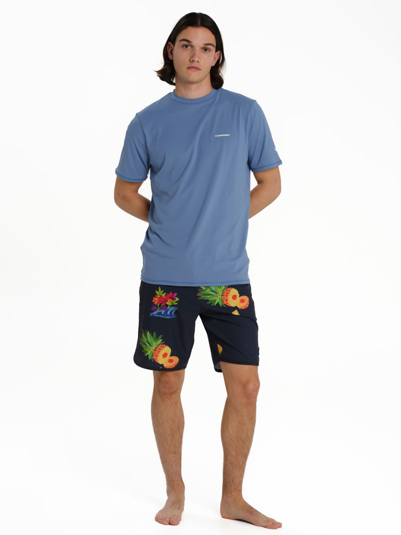 Load image into Gallery viewer, Emerson Unisex Short Sleeve Rashquard T-shirt Siel 261.EM56.01-Siel
