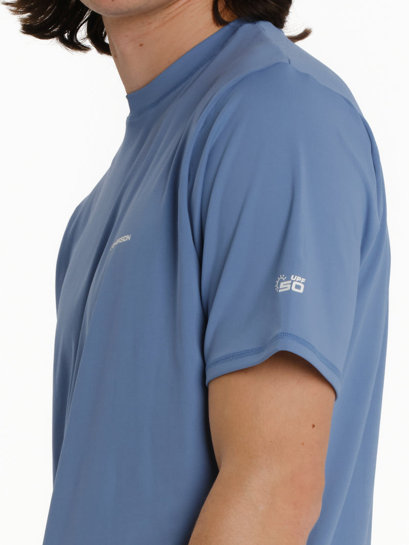 Load image into Gallery viewer, Emerson Unisex Short Sleeve Rashquard T-shirt Siel 261.EM56.01-Siel
