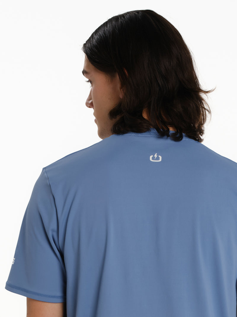 Load image into Gallery viewer, Emerson Unisex Short Sleeve Rashquard T-shirt Siel 261.EM56.01-Siel
