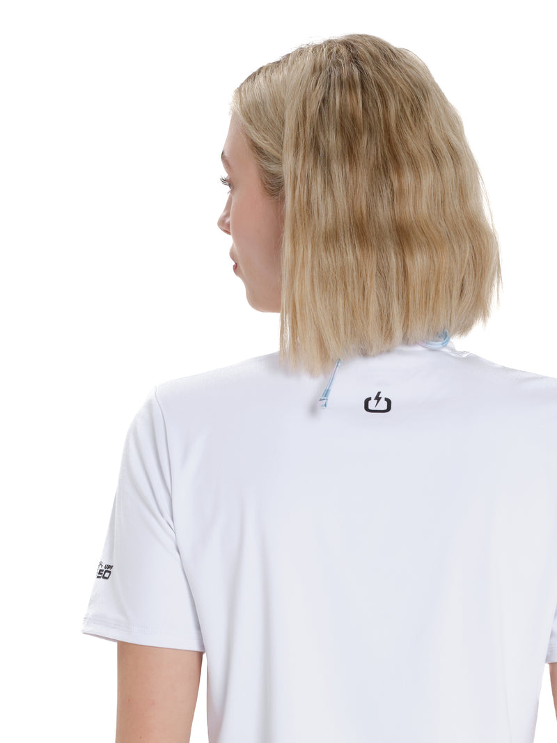Load image into Gallery viewer, Emerson Unisex Short Sleeve Rashquard T-shirt White 261.EM56.01-White
