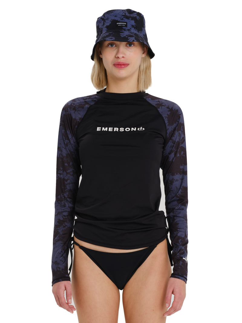 Load image into Gallery viewer, Emerson Unisex Long Sleeve Rashguard Black / Pr531 Midnight 261.EM56.03-Black-Pr531 Midnight
