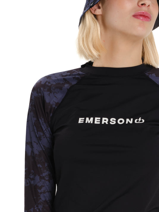 Emerson Unisex Long Sleeve Rashguard Black / Pr531 Midnight 261.EM56.03-Black-Pr531 Midnight