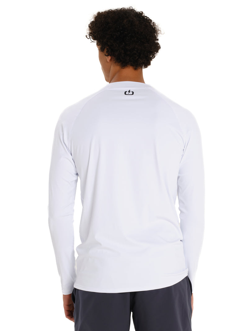 Load image into Gallery viewer, Emerson Unisex Long Sleeve Rashquard White 261.EM56.03-White
