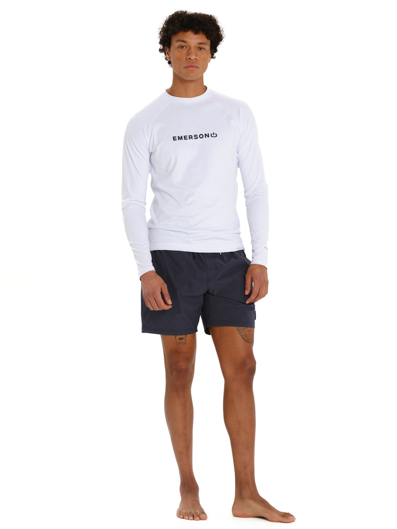 Load image into Gallery viewer, Emerson Unisex Long Sleeve Rashquard White 261.EM56.03-White
