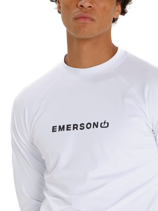 Emerson Unisex Long Sleeve Rashquard White 261.EM56.03-White