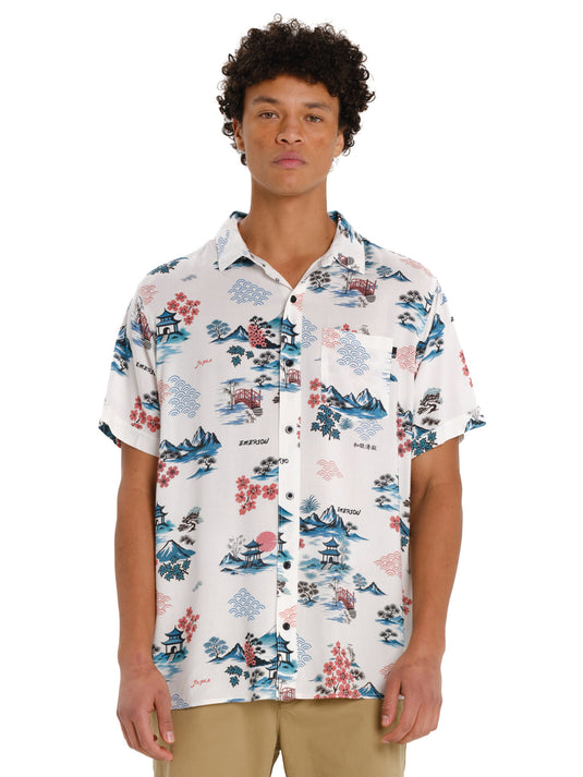 Emerson Men's Short Sleeve Shirt Off White 261.EM61.03PR-White