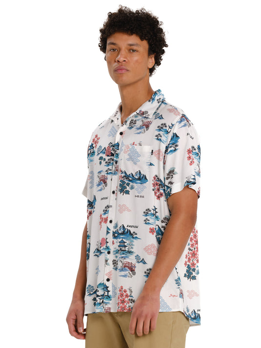 Emerson Men's Short Sleeve Shirt Off White 261.EM61.03PR-White