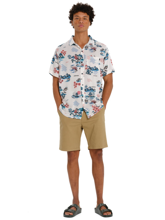 Emerson Men's Short Sleeve Shirt Off White 261.EM61.03PR-White