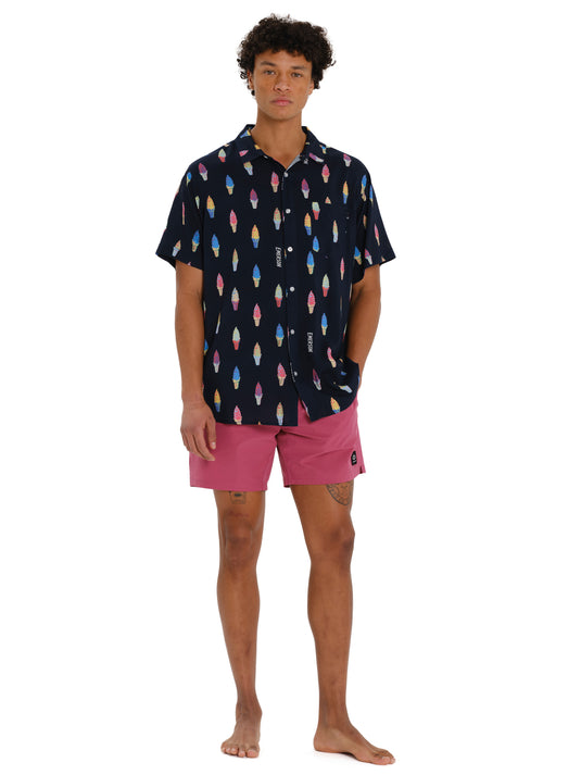 Emerson Men's Short Sleeve Shirt Midnight 261.EM61.03PR-Midnight