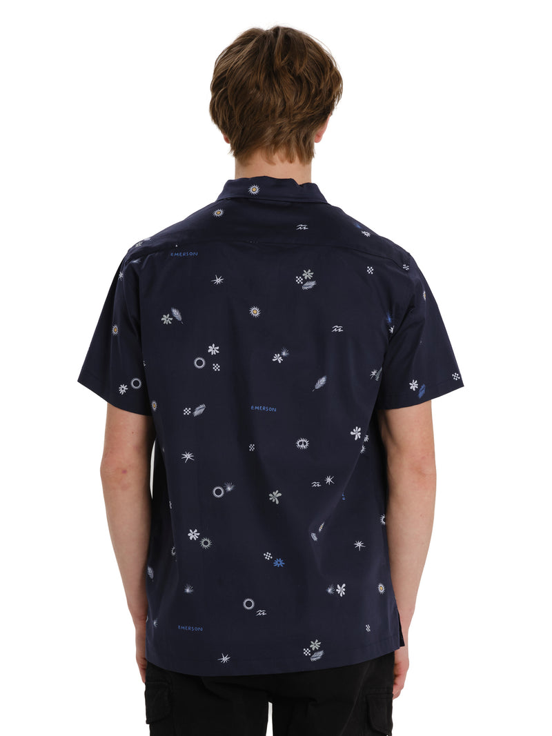 Load image into Gallery viewer, Emerson Men's Short Sleeve Shirt Navy 261.EM61.05PR-Navy
