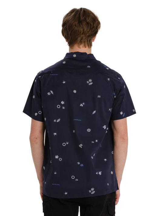 Emerson Men's Short Sleeve Shirt Navy 261.EM61.05PR-Navy