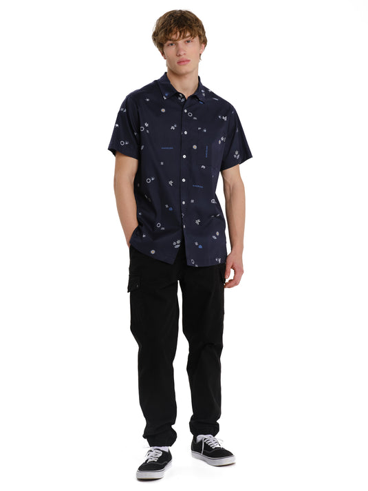 Emerson Men's Short Sleeve Shirt Navy 261.EM61.05PR-Navy