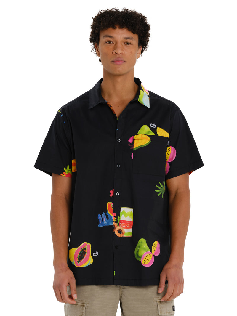 Load image into Gallery viewer, Emerson Men's Short Sleeve Shirt Black 261.EM61.05PR-Black
