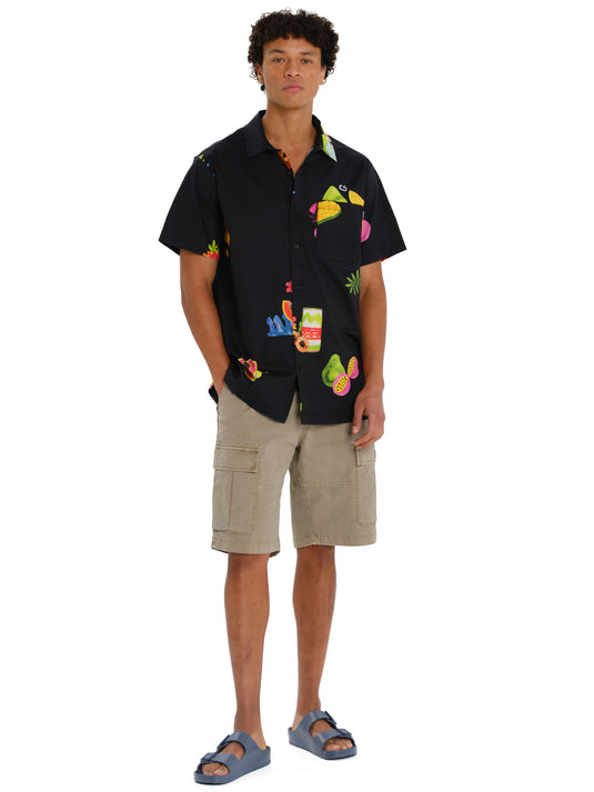 Emerson Men's Short Sleeve Shirt Black 261.EM61.05PR-Black