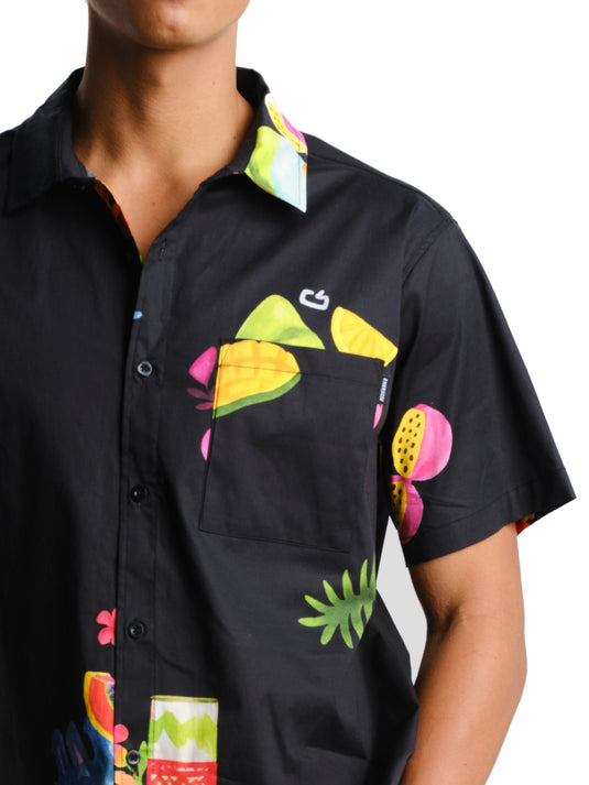 Emerson Men's Short Sleeve Shirt Black 261.EM61.05PR-Black