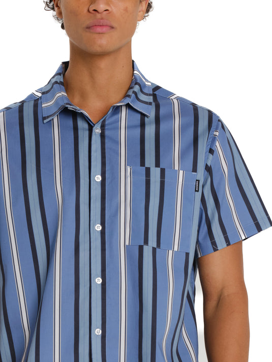 Emerson Men's Short Sleeve Shirt Dutch Blue 261.EM61.05PR-Blue