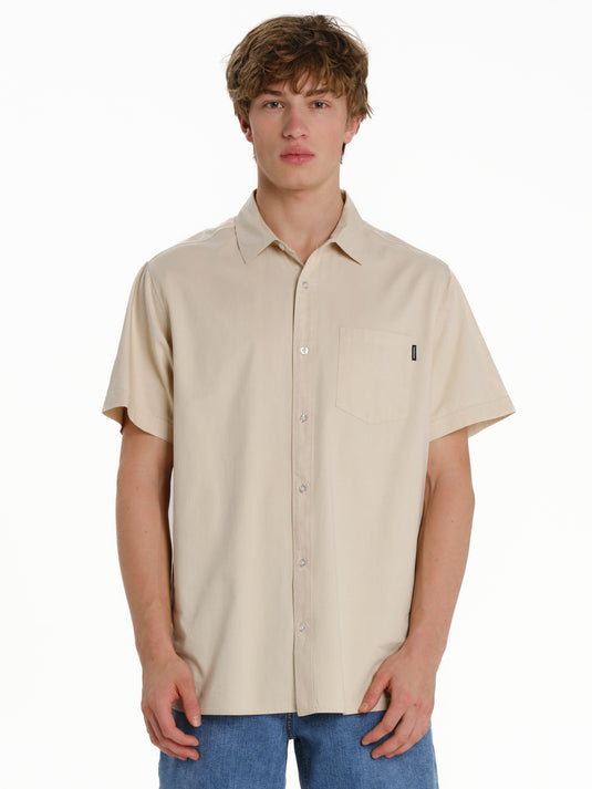 Emerson Men's Short Sleeve Shirt Beige 261.EM61.12-Beige